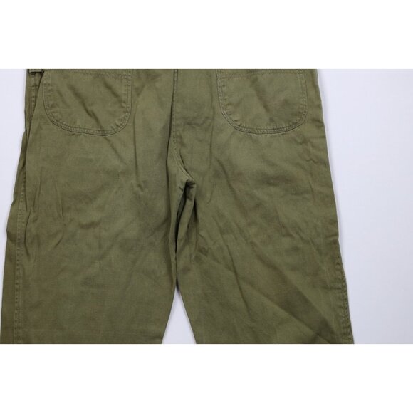 Vtg 80s 90s Streetwear Womens Large Distressed Military Style High Waist Pants - Picture 11 of 13